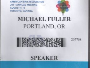 Portland Attorney Michael Fuller